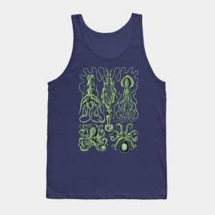 Ernst Haeckel Gamochonia Octopus Green Tank Top